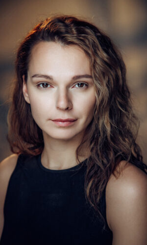 Анастасия Салтыкова - актерское портфолио, портрет крупным планом, спокойная эмоция