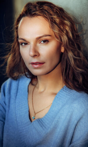 Анастасия Салтыкова - актерское портфолио, портрет крупным планом, задумчивый образ