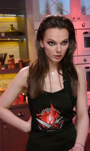 Anastasia Saltykova - animatrice et cocréatrice de l'émission "Extreme Kitchen" (cuisine extrême)
